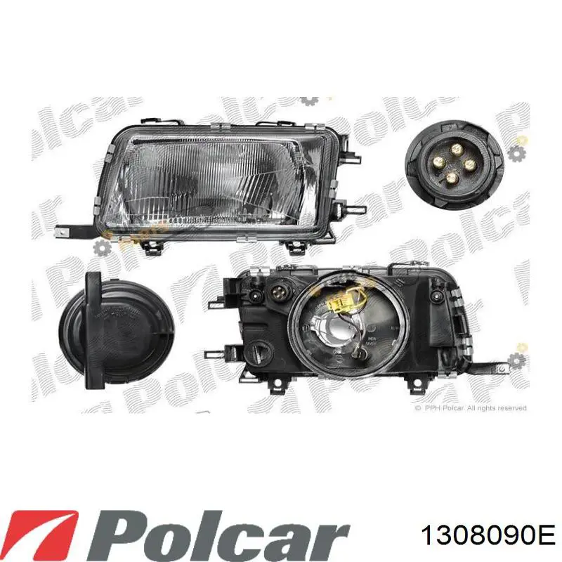 Luz esquerda 1308090E Polcar