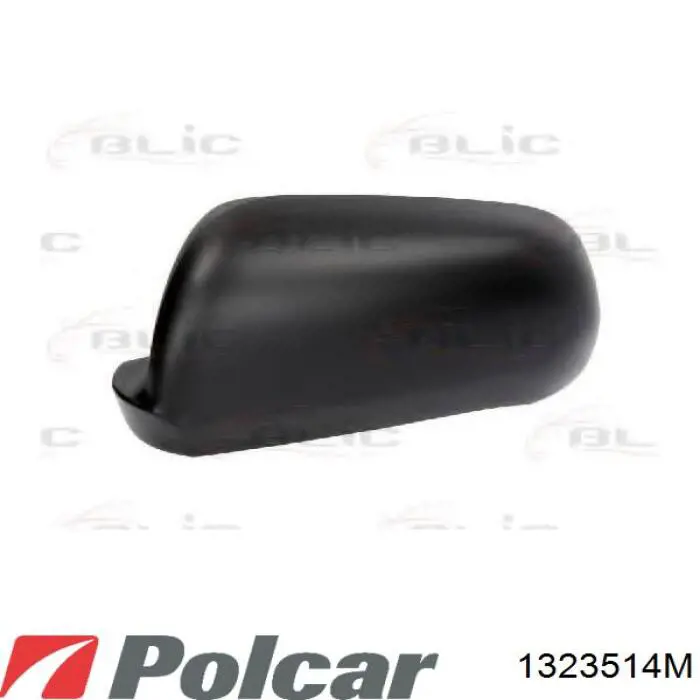 Espelho de retrovisão esquerdo 1323514M Polcar