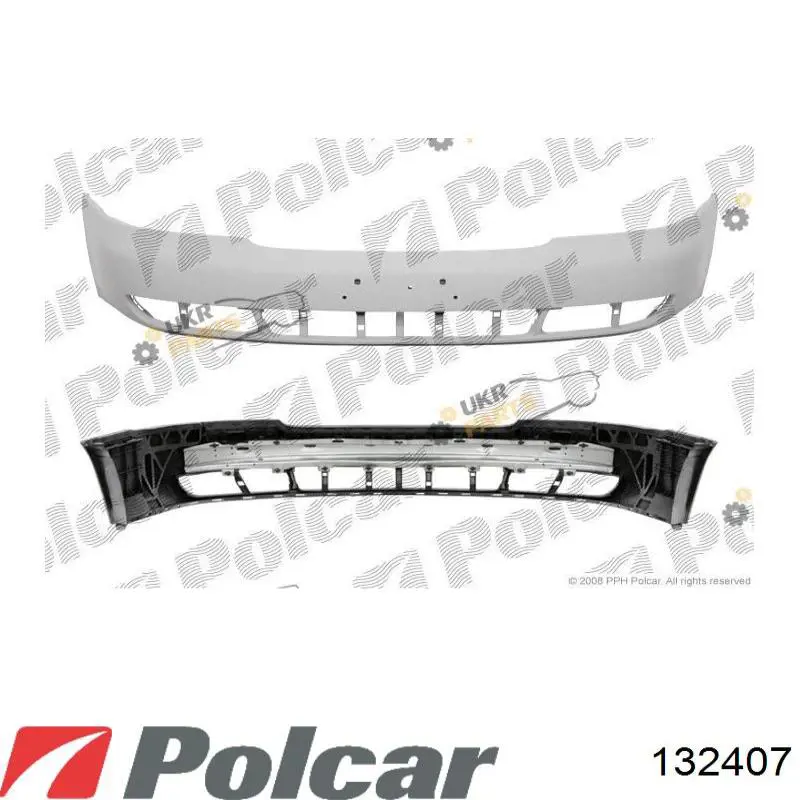 Pára-choque dianteiro Polcar 132407 preço, a partir de 150,99 USD