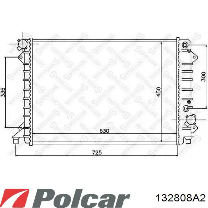 Compre 4D0121251J VAG Radiador de esfriamento de motor