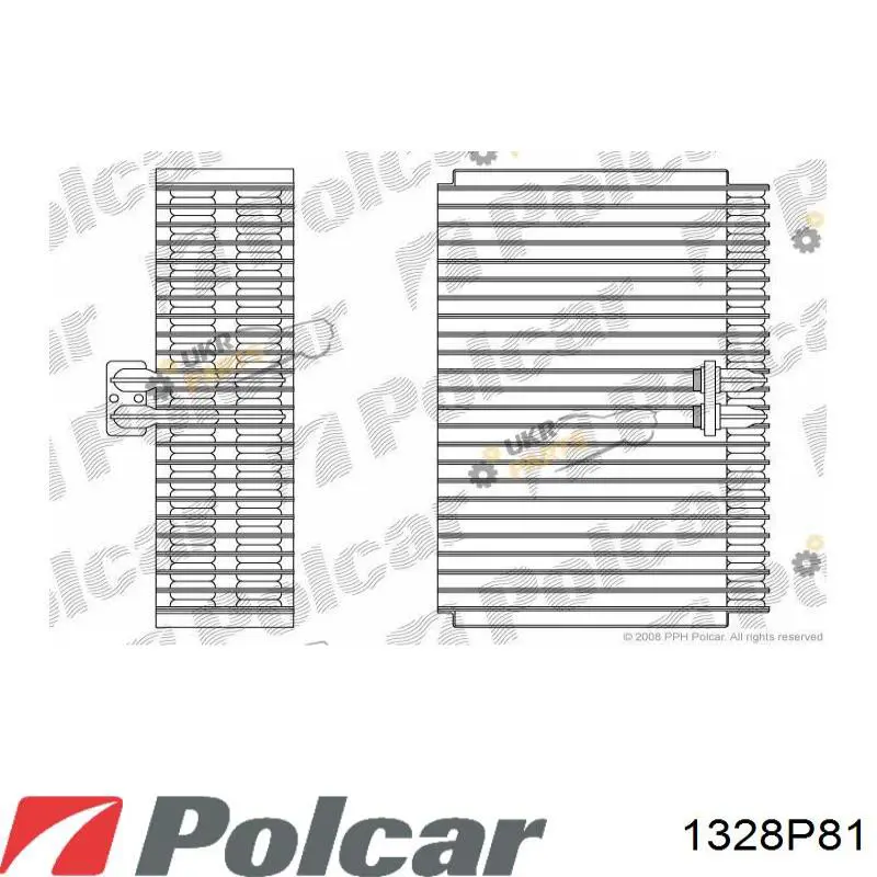 Vaporizador de aparelho de ar condicionado Polcar 1328P81 preço, a partir de 108,96 USD