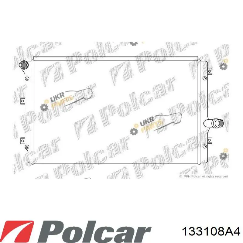 Compre 133108A4 Polcar Radiador de esfriamento de motor