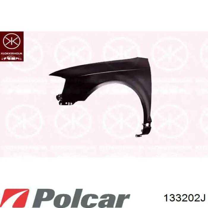 Pára-lama dianteiro direito Polcar 133202J preço, a partir de 70,82 USD