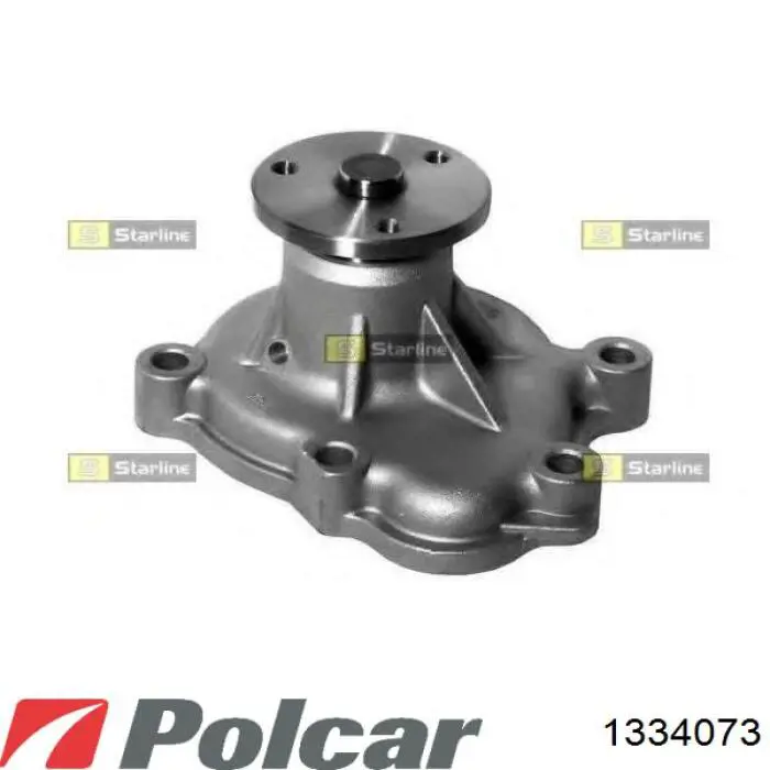 Reforçador do pára-choque dianteiro 1334073 Polcar
