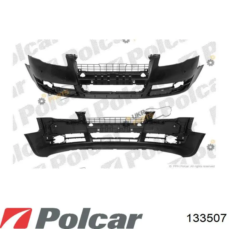 Pára-choque dianteiro Prasco AD0221031 preço, a partir de 163,93 USD