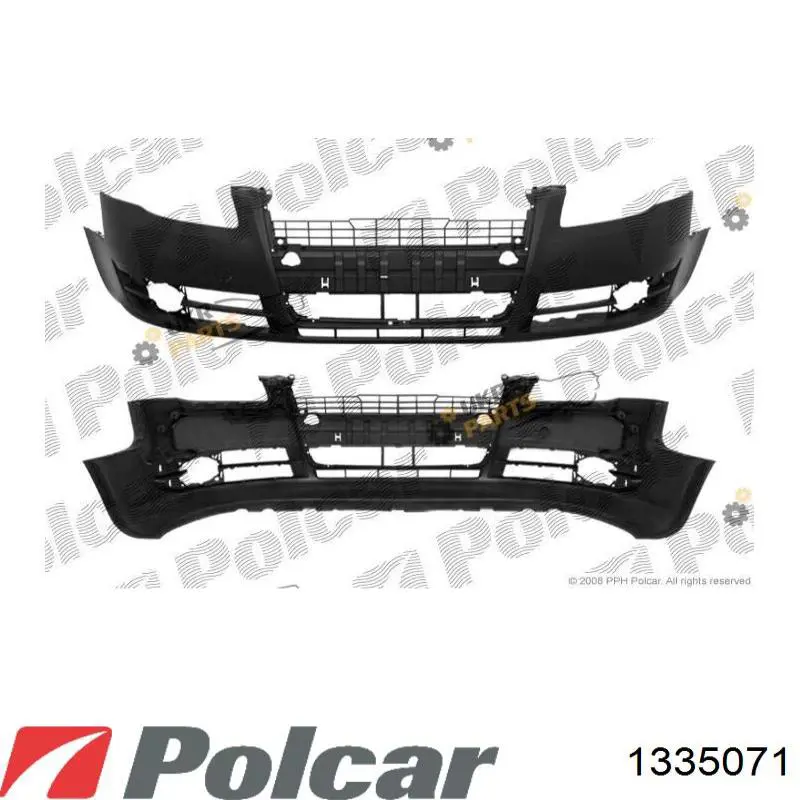 Compre 1335071 Polcar Pára-choque dianteiro
