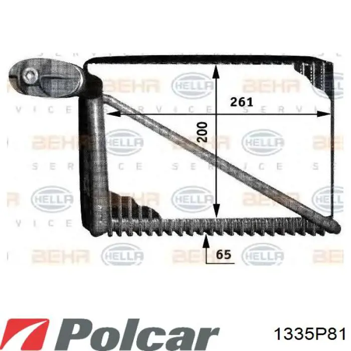Compre DEV02008 Denso Vaporizador de aparelho de ar condicionado