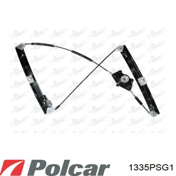 Compre 1335PSG1 Polcar Mecanismo de acionamento de vidro da porta dianteira esquerda