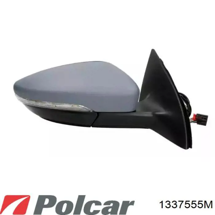 Elemento espelhado do espelho de retrovisão direito 1337555M Polcar