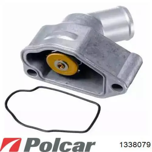 1338079 Polcar Placa sobreposta do injetor de fluido para lavador da luz dianteira