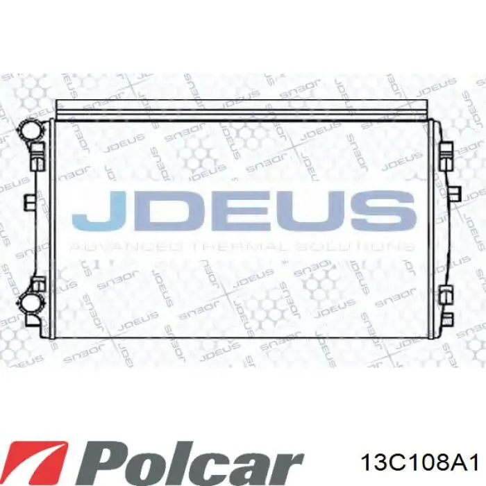 Radiador de esfriamento de motor Polcar 13C108A1 preço, a partir de 100,63 USD