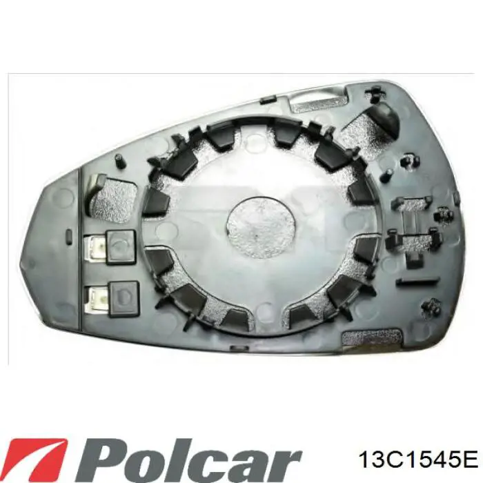 Elemento espelhado do espelho de retrovisão esquerdo 13C1545M Polcar