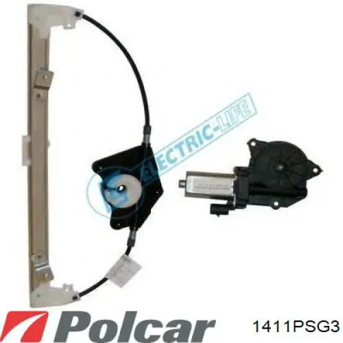 Mecanismo de acionamento de vidro da porta traseira esquerda Polcar 1411PSG3 preço, a partir de 37,90 USD