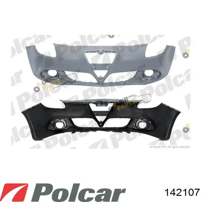 142107 Polcar Pára-choque dianteiro