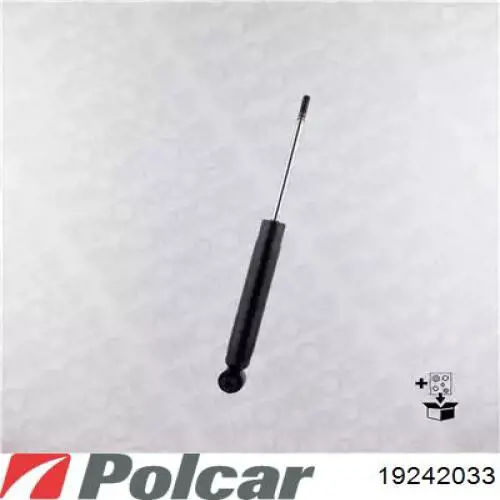 Amortecedor traseiro 9808182680 Peugeot/Citroen