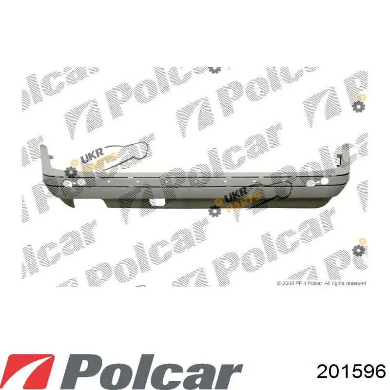 Compre 201596 Polcar Pára-choque traseiro
