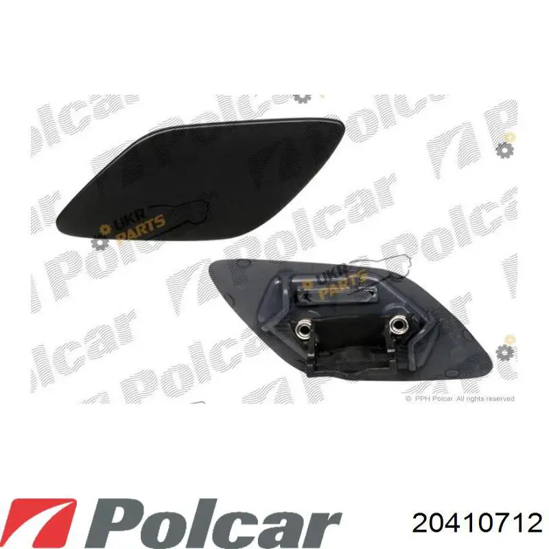 Compre BM0251237 Prasco Placa sobreposta do injetor de fluido para lavador da luz dianteira