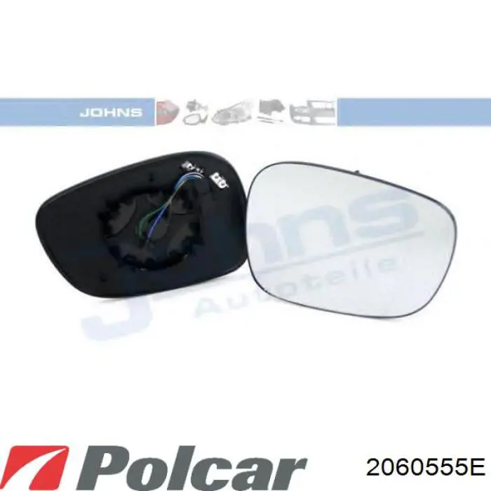 Compre 51162991663 BMW Elemento espelhado do espelho de retrovisão esquerdo