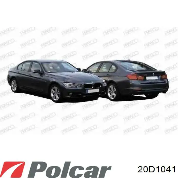 Suporte superior do radiador (painel de montagem de fixação das luzes) Polcar 20D1041