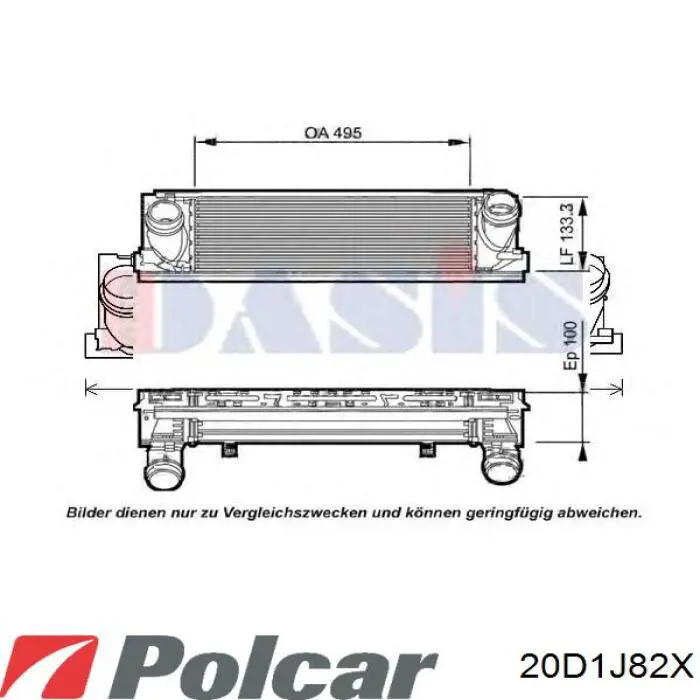 Compre 7600533 BMW Radiador de intercooler