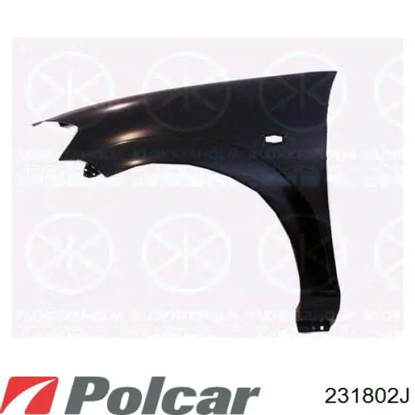 Pára-lama dianteiro direito 231802 Polcar
