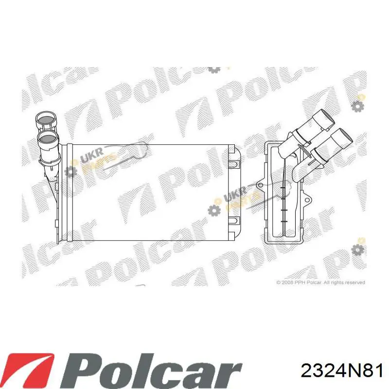 Compre 2324N81 Polcar Radiador de forno (de aquecedor)