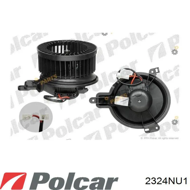 Motor de ventilador de forno (de aquecedor de salão) 2324NU1 Polcar