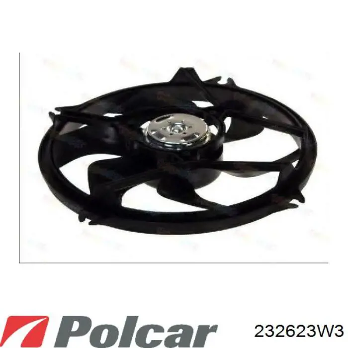 232623W3 Polcar Ventilador elétrico de esfriamento montado (motor + roda de aletas)