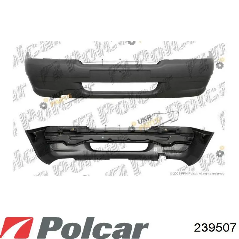 239507 Polcar Pára-choque dianteiro