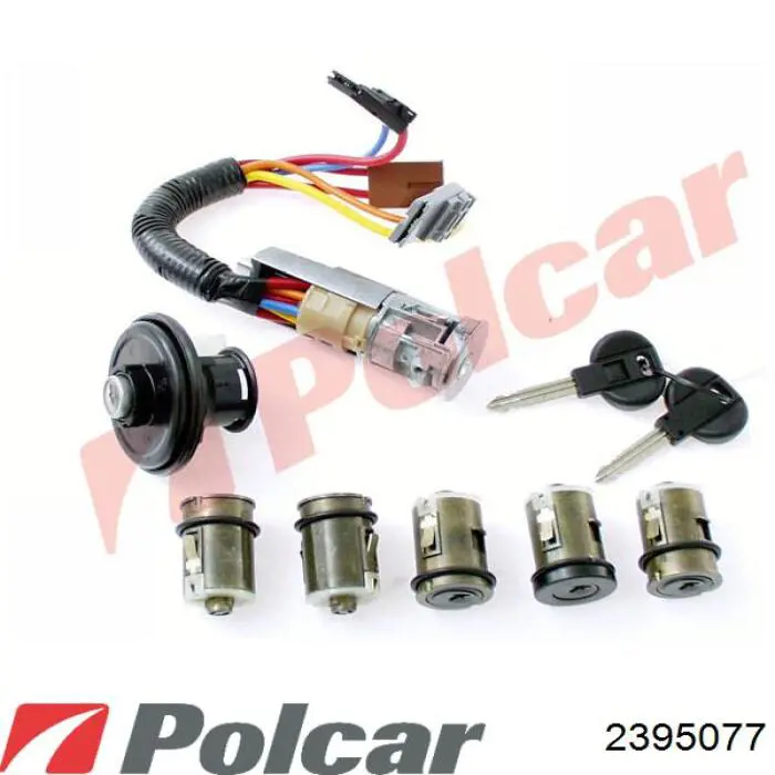 Kit de suportes/ fixações do para-choque dianteiro 2395077 Polcar