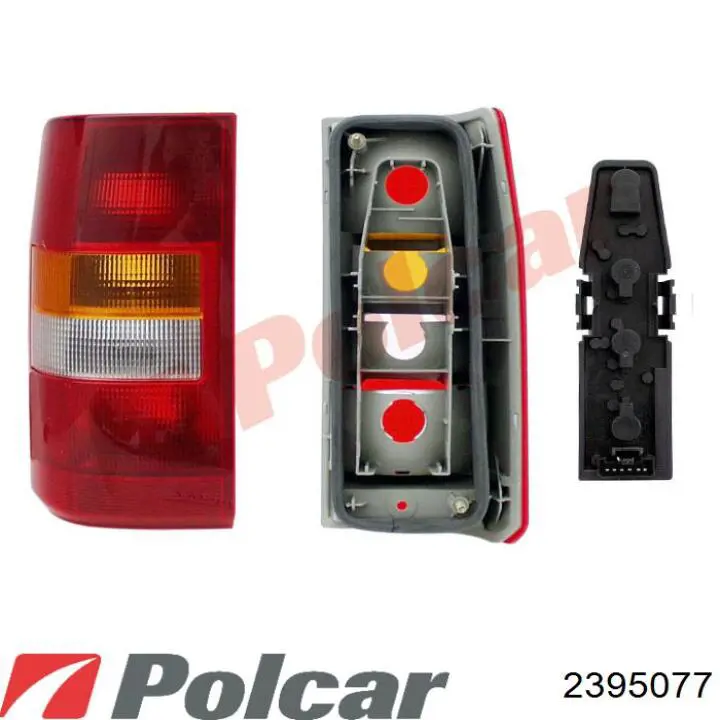 Kit de suportes/ fixações do para-choque dianteiro Polcar 2395077