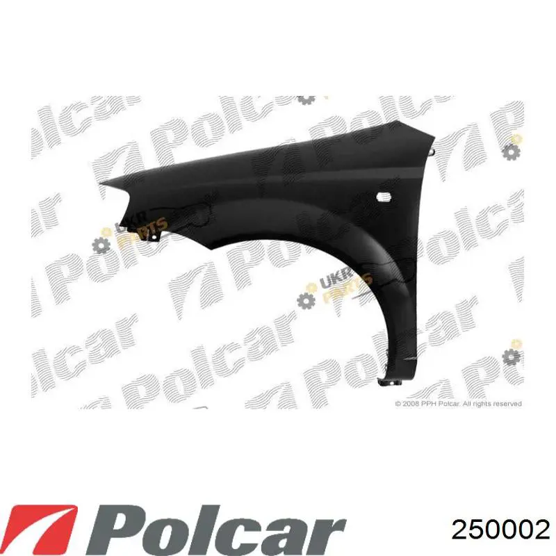 250002 Polcar Pára-lama dianteiro direito