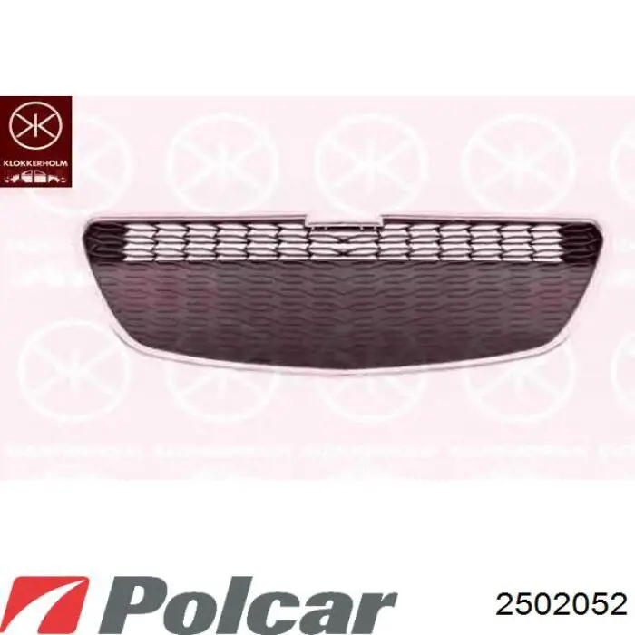 Grelha do radiador 2502052 Polcar