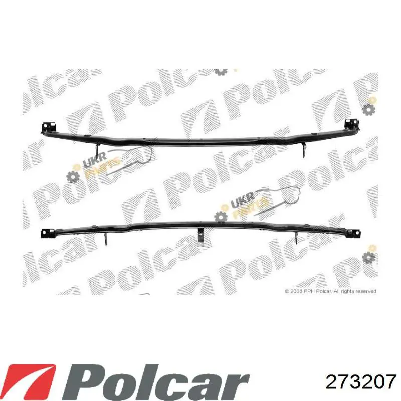 Pára-choque dianteiro 273207 Polcar