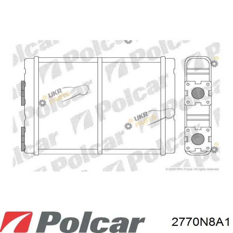 2770N8A1 Polcar Radiador de forno (de aquecedor)
