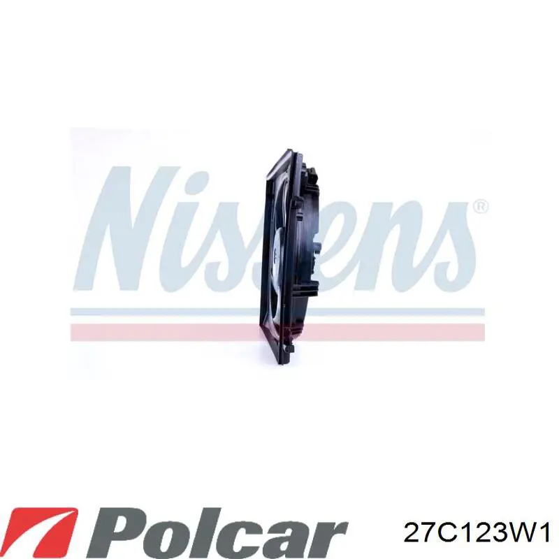 Difusor do radiador de esfriamento, montado com motor e roda de aletas Polcar 27C123W1