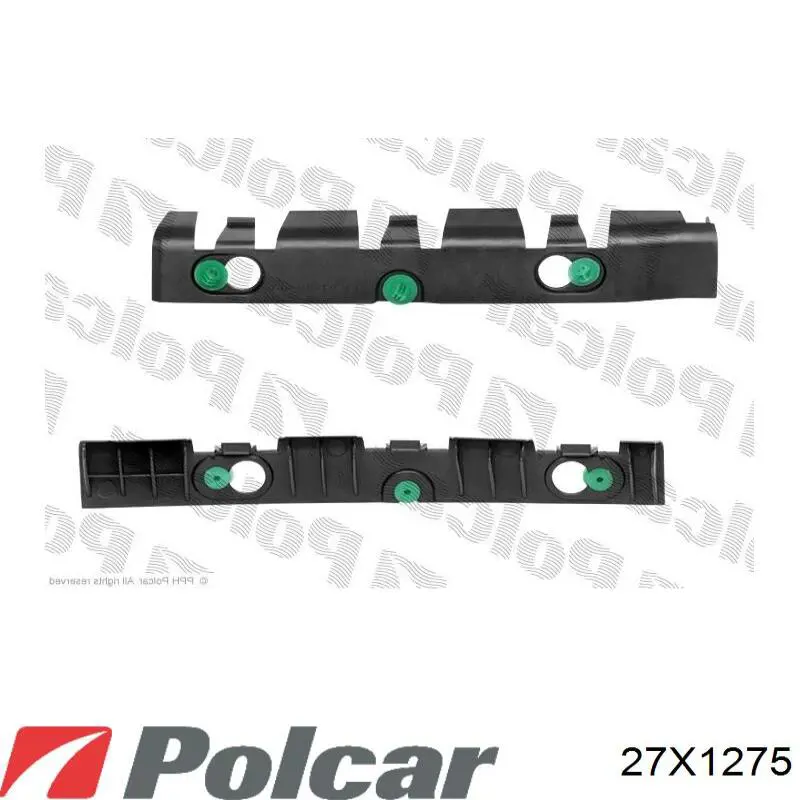 Moldura do pára-choque dianteiro Polcar 27X1275