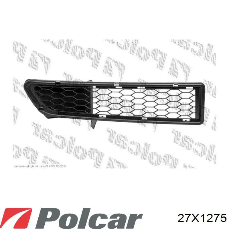 27X1275 Polcar Moldura do pára-choque dianteiro