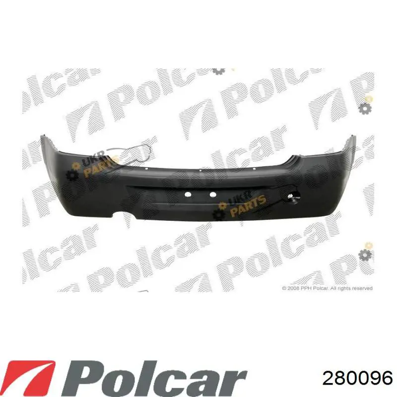 280096 Polcar Pára-choque traseiro