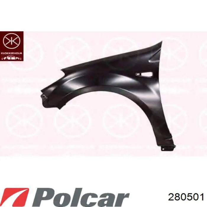 Pára-lama dianteiro esquerdo Polcar 280501 preço, a partir de 106,43 USD
