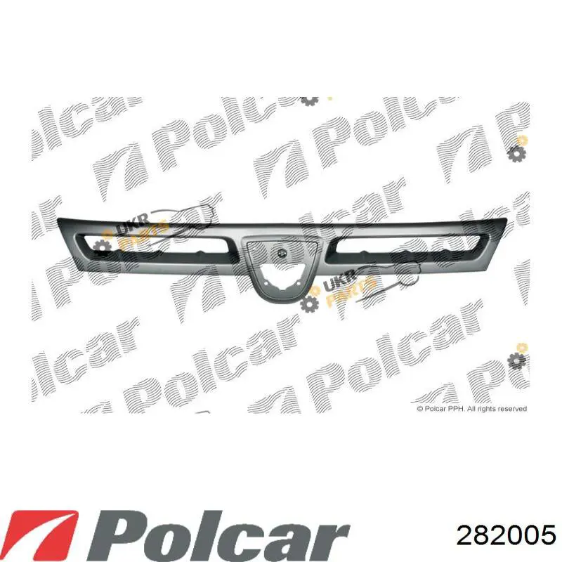 282005 Polcar Grelha do radiador