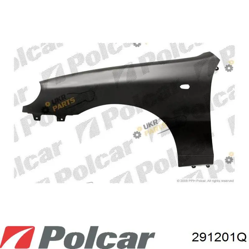Pára-lama dianteiro esquerdo Polcar 291201Q preço, a partir de 90,82 USD