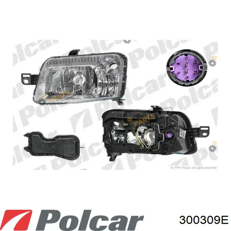 Luz direita LPH601 Magneti Marelli