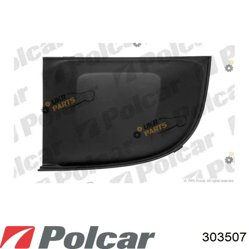Pára-choque dianteiro 303507 Polcar