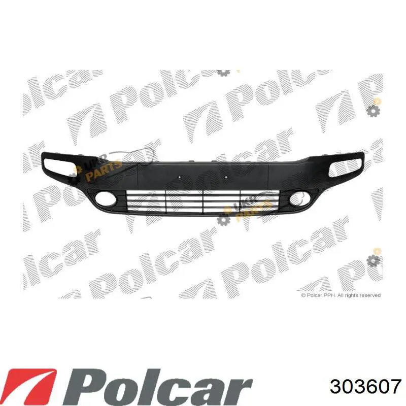 Pára-choque dianteiro 303607 Polcar