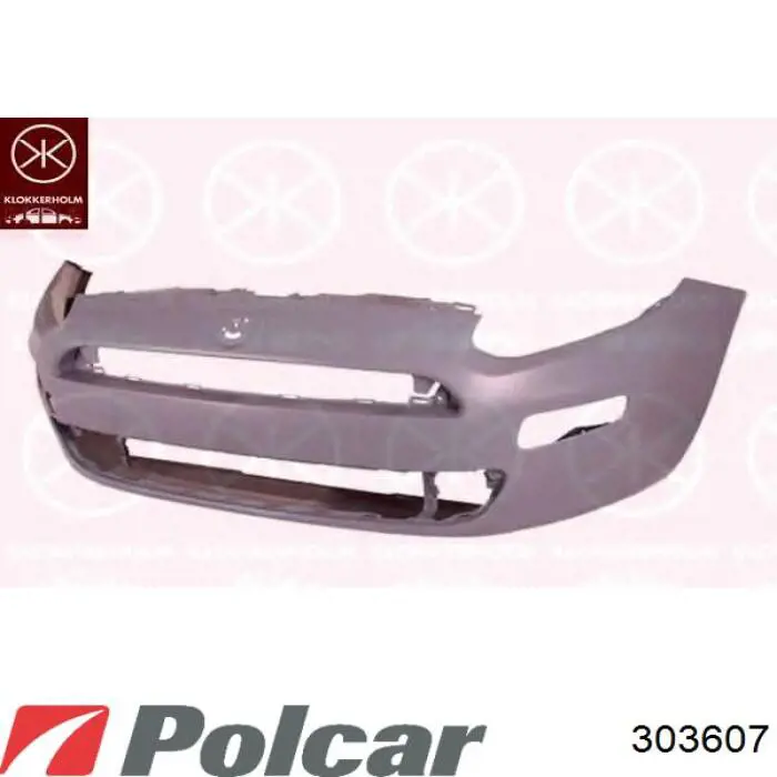 Pára-choque dianteiro 303607 Polcar