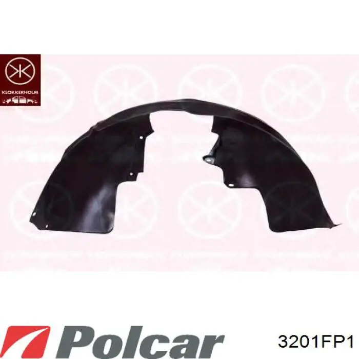 Compre 3201FP1 Polcar Guarda-barras direito do pára-lama dianteiro