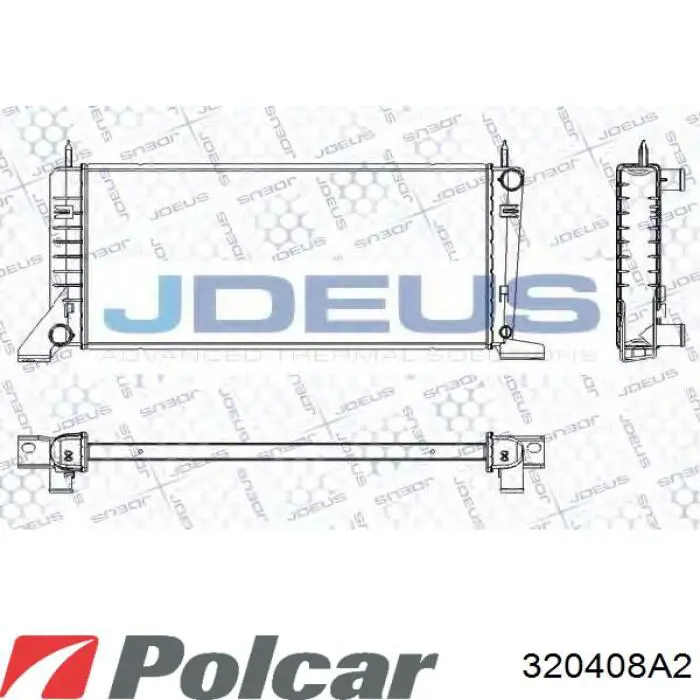Radiador de esfriamento de motor Nissens 62173 preço, a partir de 68,10 USD