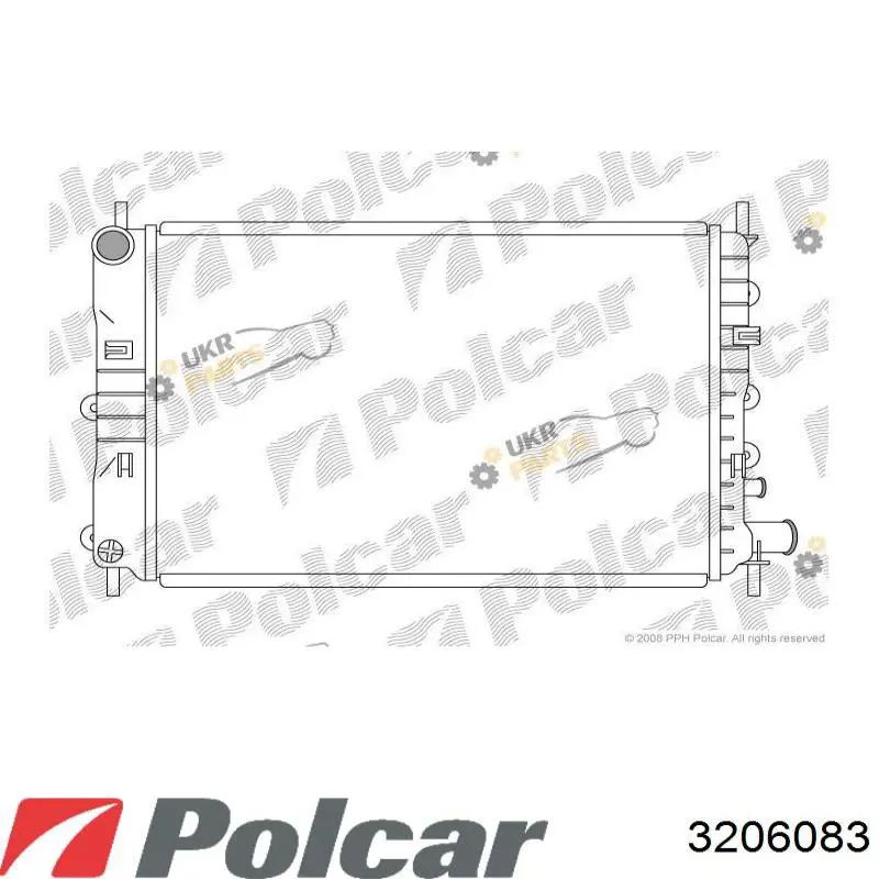 Compre 92AB8005ED Ford Radiador de esfriamento de motor