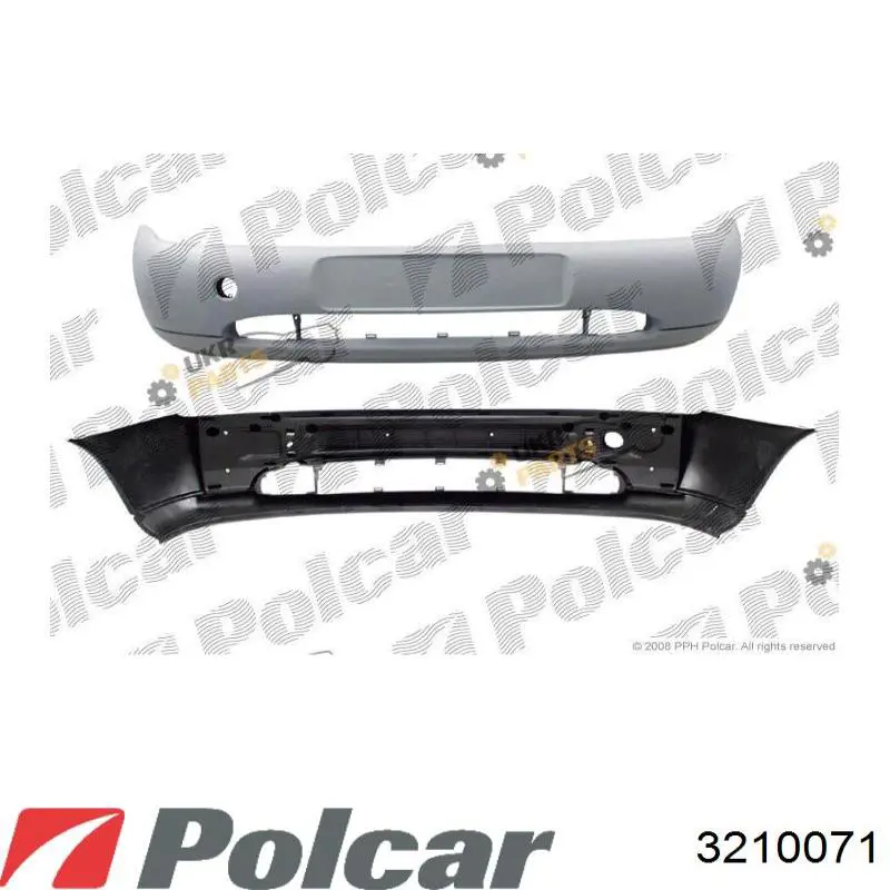 Compre 3210071 Polcar Pára-choque dianteiro